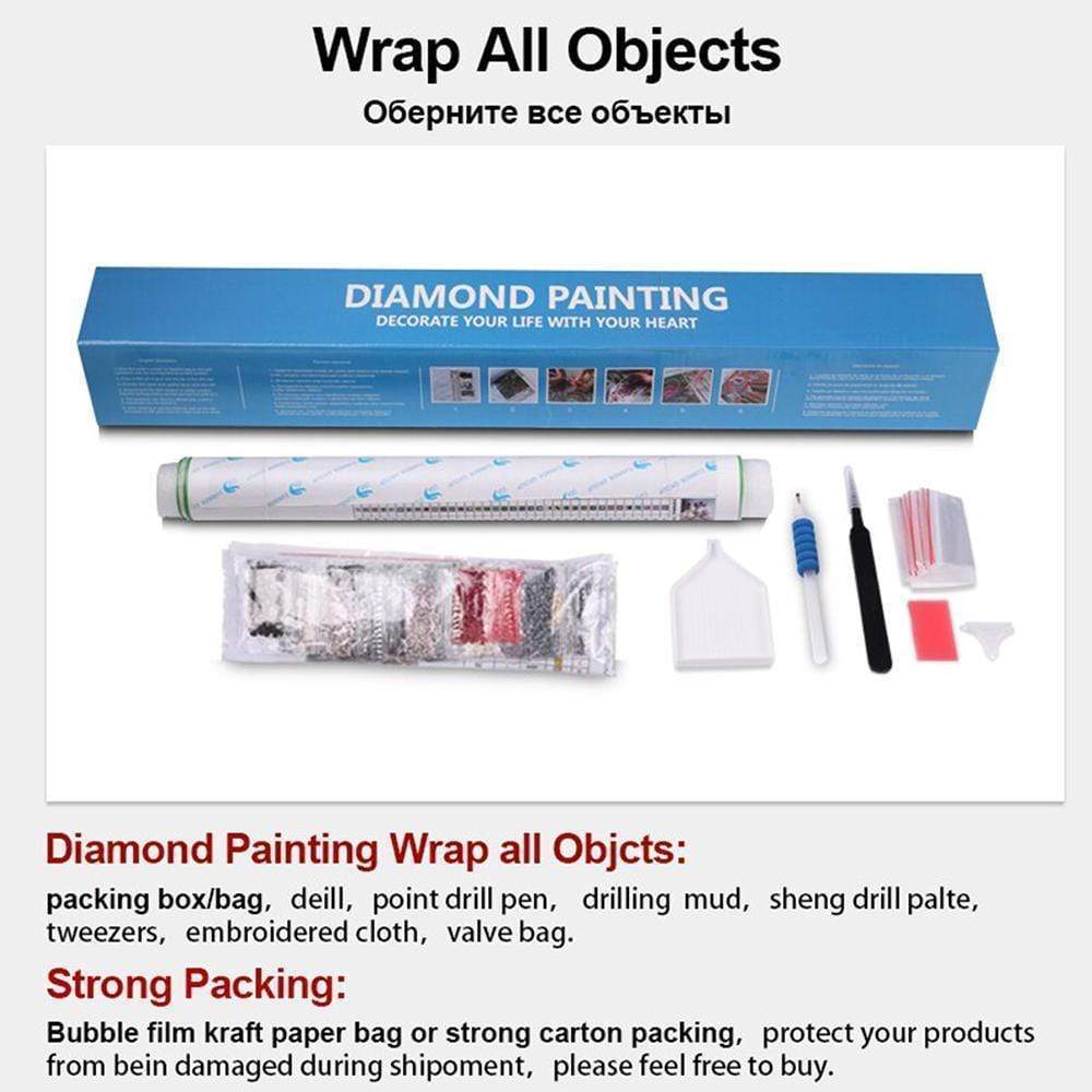 DIY Custom Diamond Painting Personalized Photo Diamond Painting Kit Fu